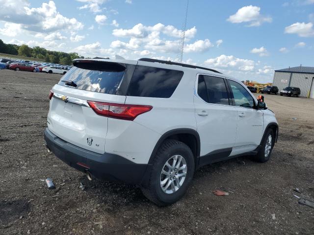 1GNERGKW9LJ176301 - 2020 CHEVROLET TRAVERSE LT WHITE photo 3