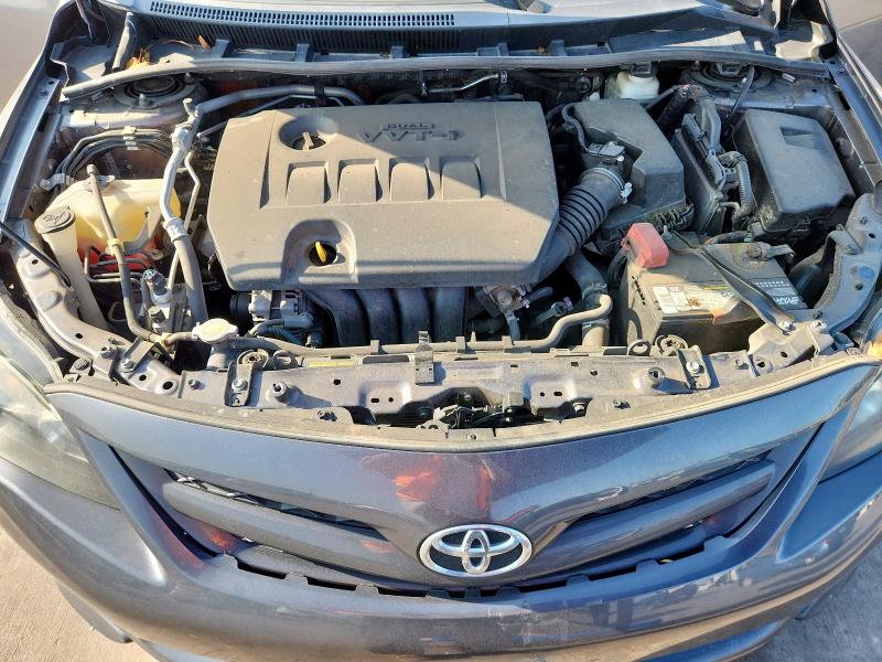 5YFBU4EE7DP145119 - 2013 TOYOTA COROLLA BASE ნაცრისფერი ფოტო 11