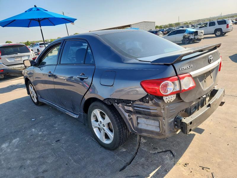 5YFBU4EE7DP145119 - 2013 TOYOTA COROLLA BASE ნაცრისფერი ფოტო 2