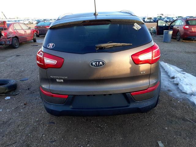 KNDPC3A26C7242116 - 2012 KIA SPORTAGE EX BROWN photo 6