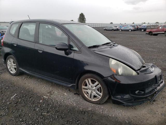 JHMGD38637S015781 - 2007 HONDA FIT S 黑色 照片 4