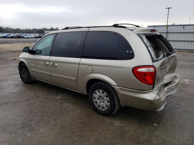 2A4GP44R76R838643 - 2006 CHRYSLER TOWN & COU LX TAN photo 2