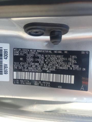 5TDKK3DC8BS046331 - 2011 TOYOTA SIENNA LE 银色 照片 13