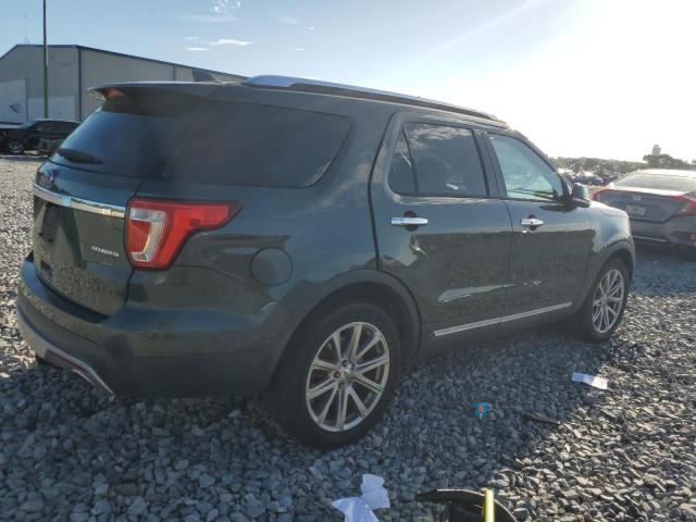 1FM5K7F83GGB27800 - 2016 FORD EXPLORER LIMITED GREEN photo 3