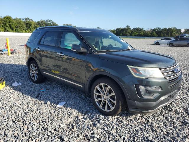 1FM5K7F83GGB27800 - 2016 FORD EXPLORER LIMITED GREEN photo 4