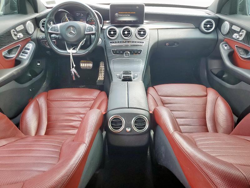 55SWF4KBXFU090233 - 2015 MERCEDES-BENZ C 300 4MATIC BLACK photo 8