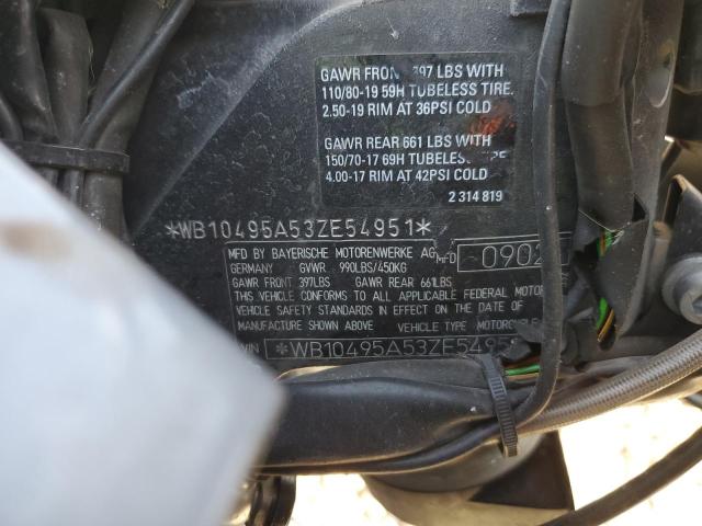 WB10495A53ZE54951 - 2003 BMW R1150 GS GRAY photo 10