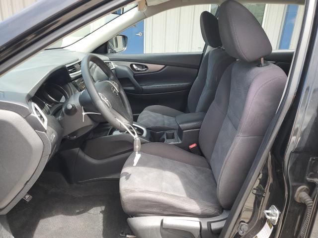 KNMAT2MT4GP604065 - 2016 NISSAN ROGUE S BLACK photo 7