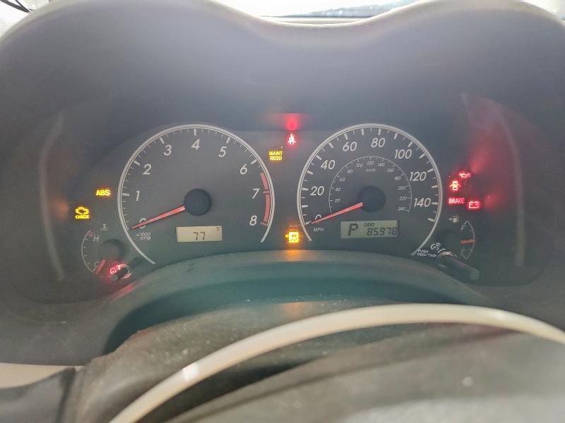 5YFBU4EEXCP007024 - 2012 TOYOTA COROLLA BASE Or photo 9