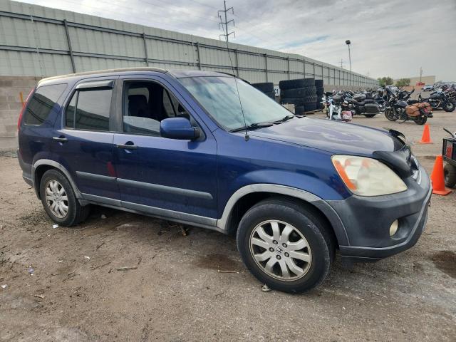JHLRD78875C013481 - 2005 HONDA CR-V EX BLUE photo 4