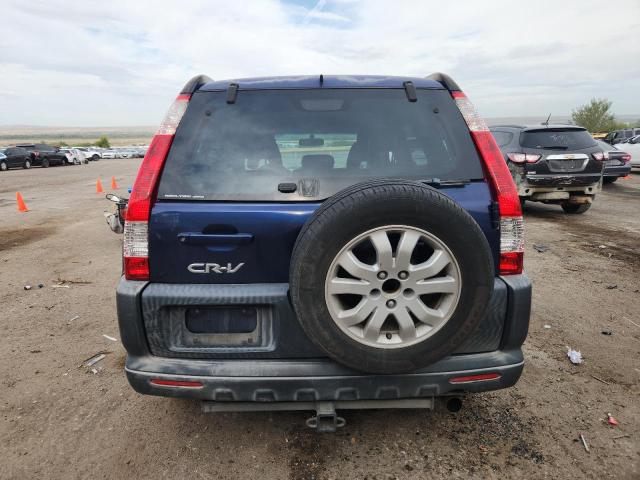JHLRD78875C013481 - 2005 HONDA CR-V EX BLUE photo 6