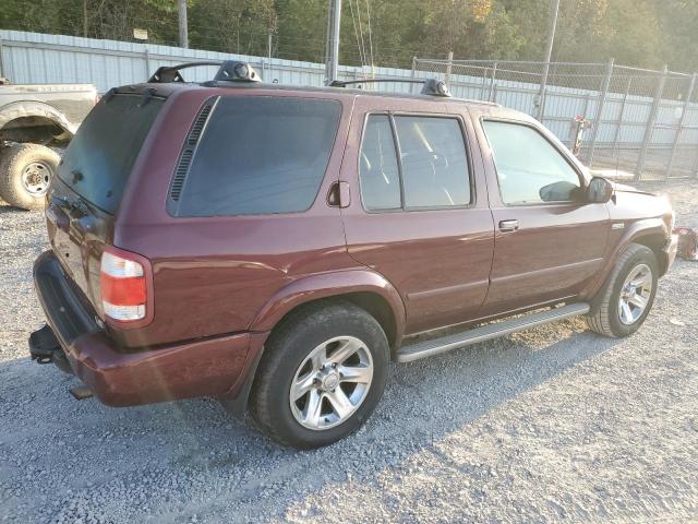 JN8DR09Y54W921640 - 2004 NISSAN PATHFINDER LE BURGUNDY photo 3