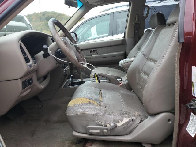 JN8DR09Y54W921640 - 2004 NISSAN PATHFINDER LE BURGUNDY photo 7