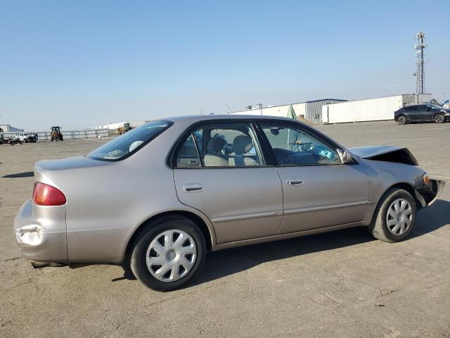 1NXBR12E71Z520991 - 2001 TOYOTA COROLLA CE TAN photo 3