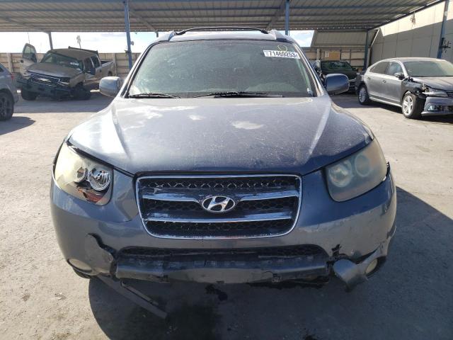 5NMSH13E07H014201 - 2007 HYUNDAI SANTA FE SE BLUE photo 5