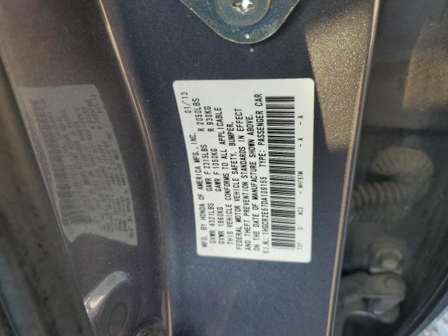 1HGCR2E57DA109155 - 2013 HONDA ACCORD SPORT 灰色 照片 12