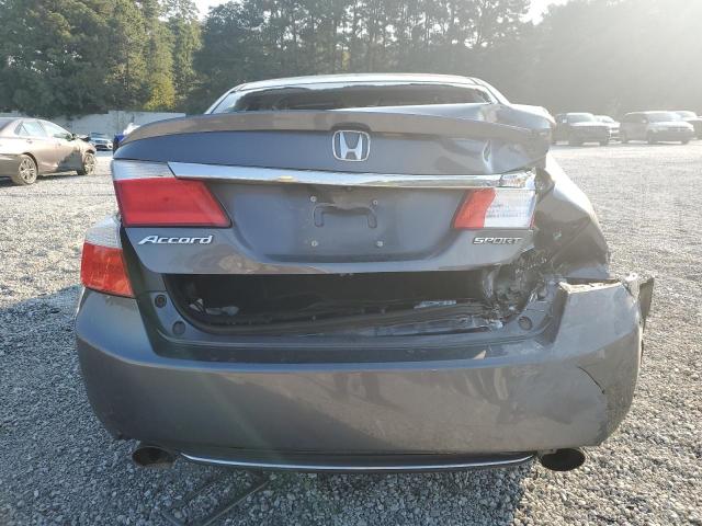 1HGCR2E57DA109155 - 2013 HONDA ACCORD SPORT 灰色 照片 6