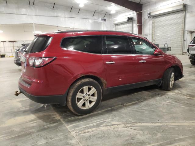 1GNKVJKD6DJ201537 - 2013 CHEVROLET TRAVERSE LT MAROON photo 3