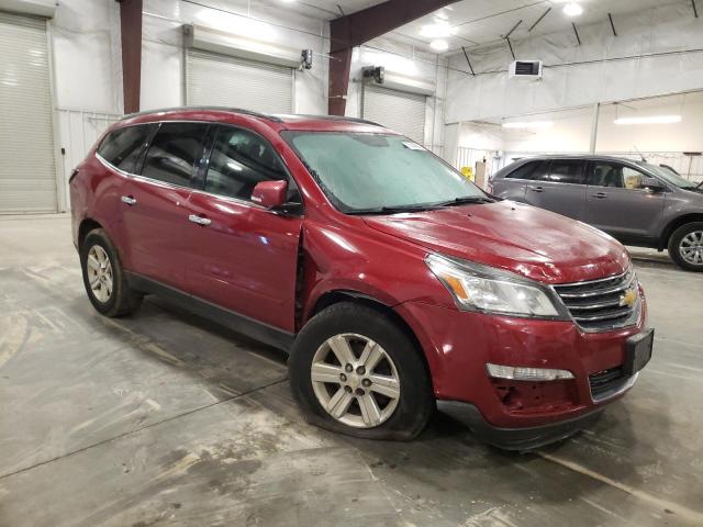 1GNKVJKD6DJ201537 - 2013 CHEVROLET TRAVERSE LT MAROON photo 4