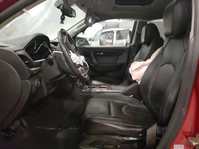 1GNKVJKD6DJ201537 - 2013 CHEVROLET TRAVERSE LT MAROON photo 7