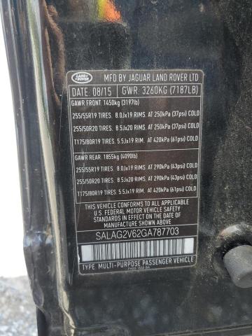 SALAG2V62GA787703 - 2016 LAND ROVER LR4 HSE 黑色 照片 13