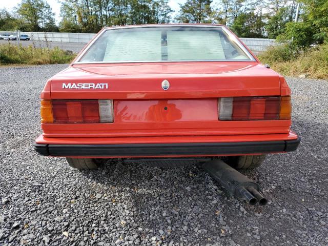 ZAMAL110XEB310020 - 1984 MASERATI BITURBO RED photo 6