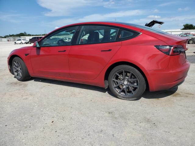 5YJ3E1EA0NF185259 - 2022 TESLA MODEL 3 RED photo 2