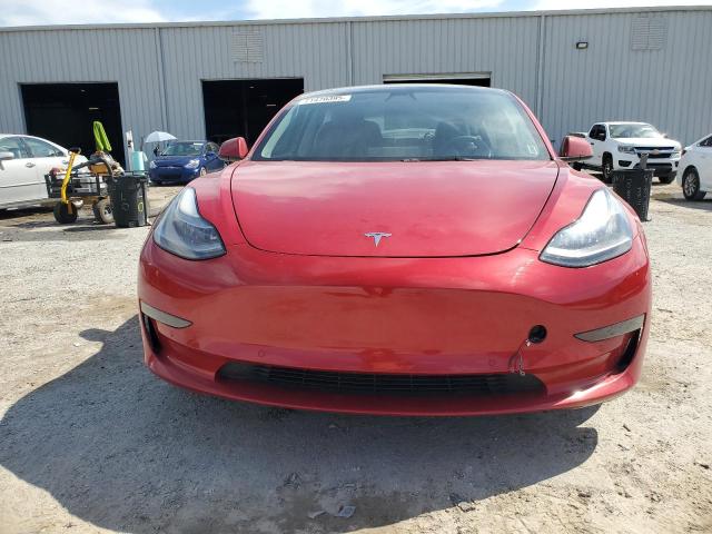 5YJ3E1EA0NF185259 - 2022 TESLA MODEL 3 RED photo 5