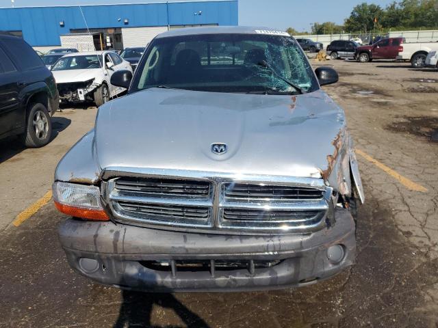 1D7GL12K94S595067 - 2004 DODGE DAKOTA SXT SILVER photo 5