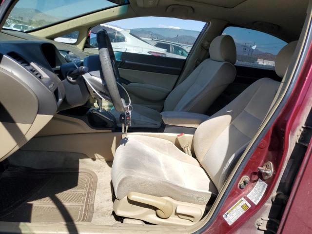 1HGFA168X7L056659 - 2007 HONDA CIVIC EX BURGUNDY photo 7