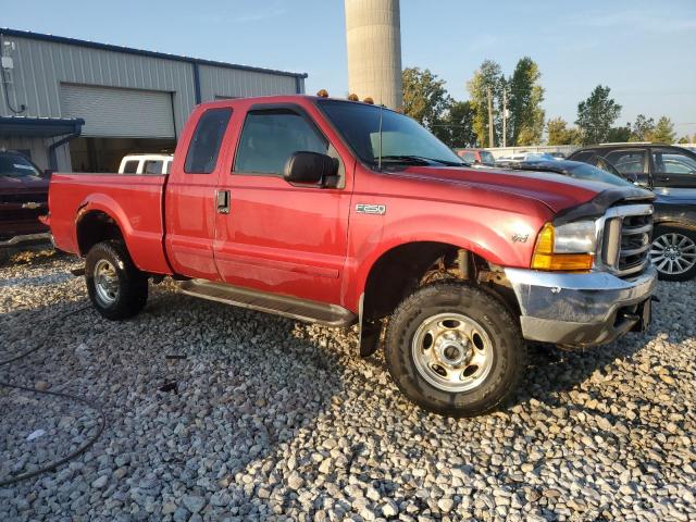 1FTNX21S01EC46290 - 2001 FORD F250 SUPER DUTY RED photo 4