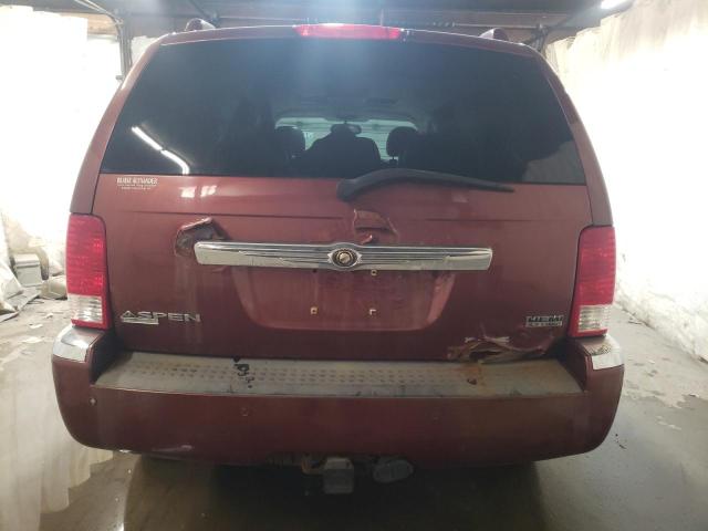 1A8HW58267F512687 - 2007 CHRYSLER ASPEN LIMITED 勃艮第红 照片 6