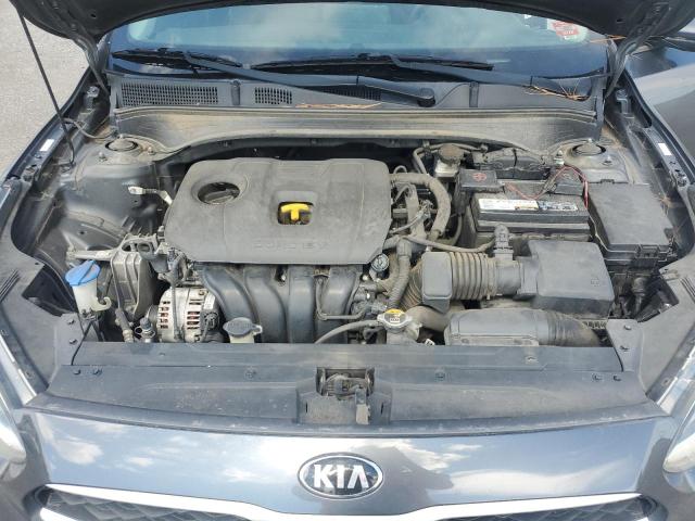 3KPF24AD0KE008672 - 2019 KIA FORTE FE GRAY photo 11