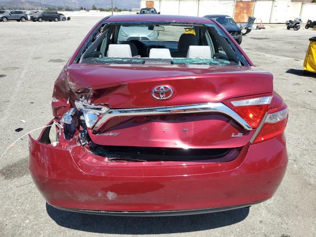 4T1BF1FK6GU586949 - 2016 TOYOTA CAMRY LE BURGUNDY photo 6