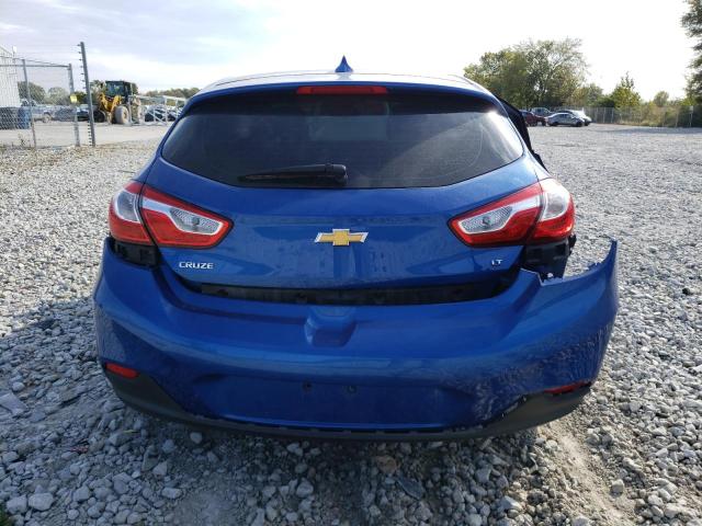 3G1BE6SM2HS529900 - 2017 CHEVROLET CRUZE LT BLUE photo 6