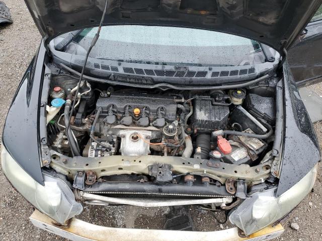 2HGFA1F63AH004051 - 2010 HONDA CIVIC LX-S BLACK photo 11