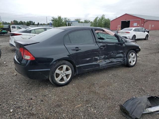 2HGFA1F63AH004051 - 2010 HONDA CIVIC LX-S BLACK photo 3