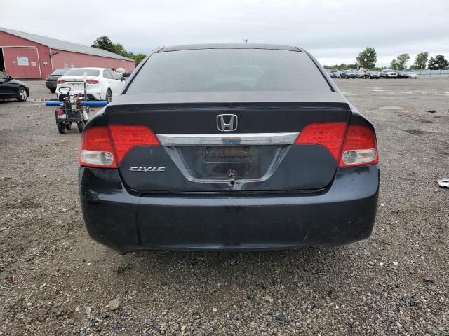 2HGFA1F63AH004051 - 2010 HONDA CIVIC LX-S BLACK photo 6