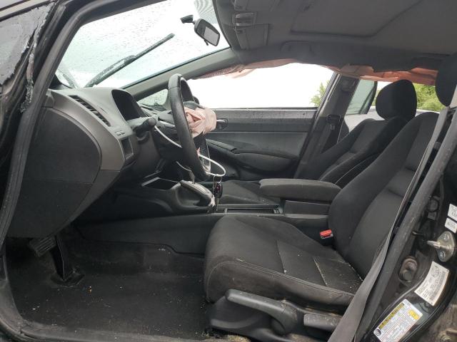 2HGFA1F63AH004051 - 2010 HONDA CIVIC LX-S BLACK photo 7