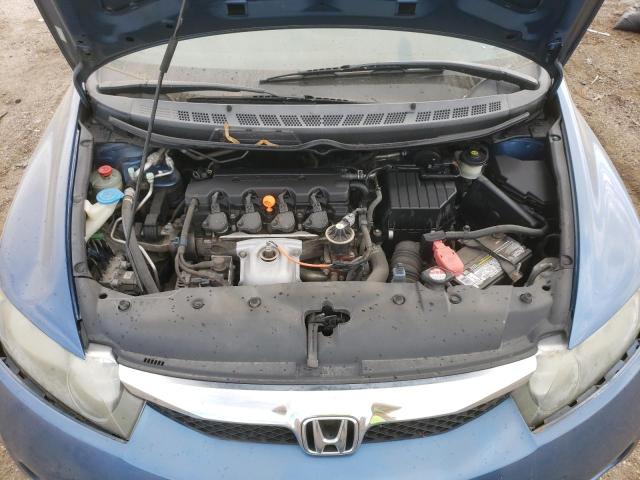 1HGFA16569L002350 - 2009 HONDA CIVIC LX BLUE photo 11