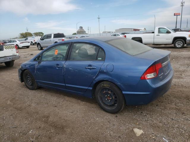 1HGFA16569L002350 - 2009 HONDA CIVIC LX BLUE photo 2