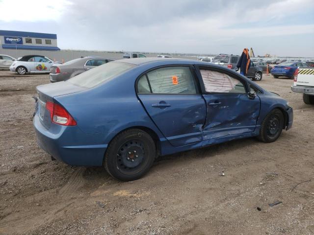 1HGFA16569L002350 - 2009 HONDA CIVIC LX BLUE photo 3