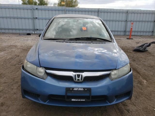 1HGFA16569L002350 - 2009 HONDA CIVIC LX BLUE photo 5