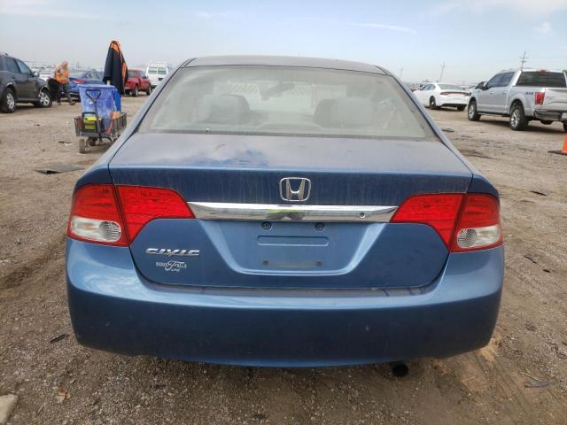 1HGFA16569L002350 - 2009 HONDA CIVIC LX BLUE photo 6