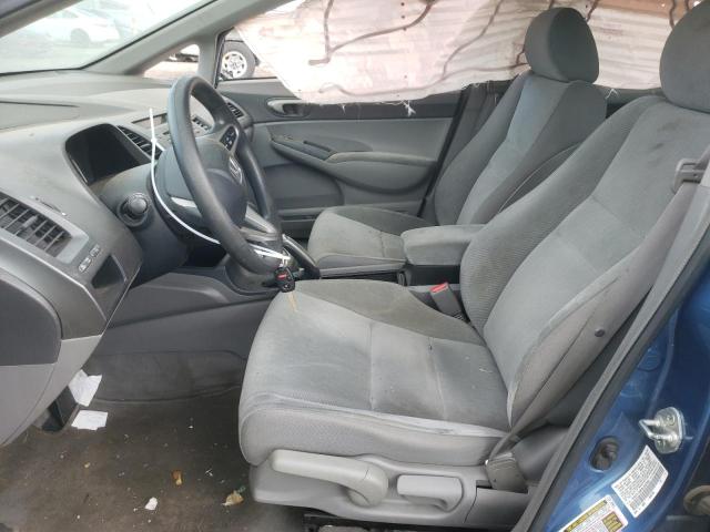 1HGFA16569L002350 - 2009 HONDA CIVIC LX BLUE photo 7