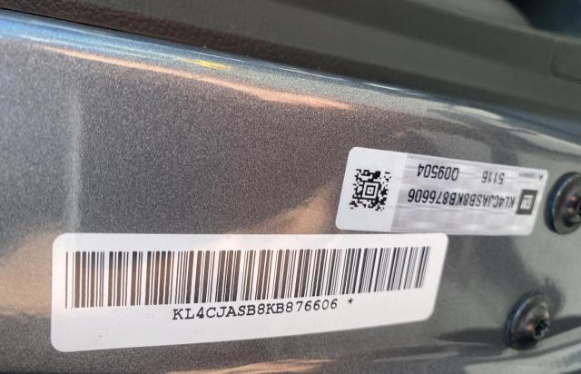 KL4CJASB8KB876606 - 2019 BUICK ENCORE PREFERRED 灰色 照片 10