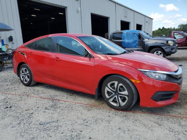 2HGFC2F56JH546302 - 2018 HONDA CIVIC LX 红色 照片 4