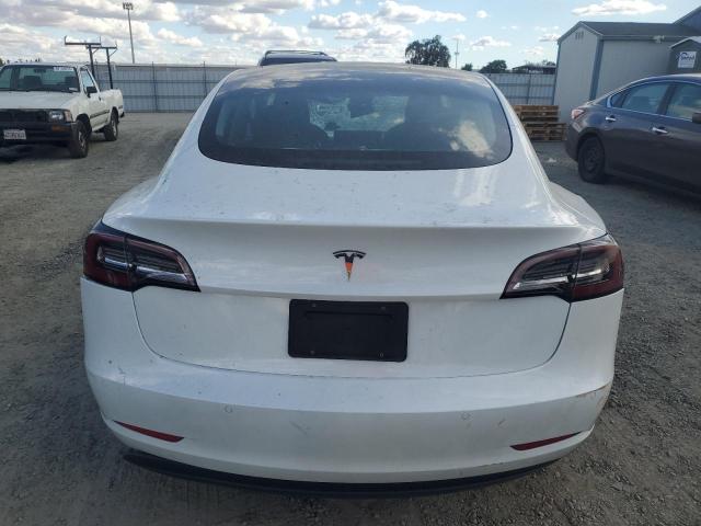 5YJ3E1EA5NF358757 - 2022 TESLA MODEL 3 WHITE photo 6