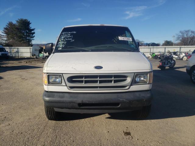 1FTSS34L21HB69223 - 2001 FORD ECONOLINE E350 SUPER DUTY VAN WHITE photo 5