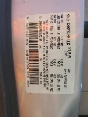 2A8HR54P88R123102 - 2008 CHRYSLER TOWN & COU TOURING Srebrny zdjęcie 13